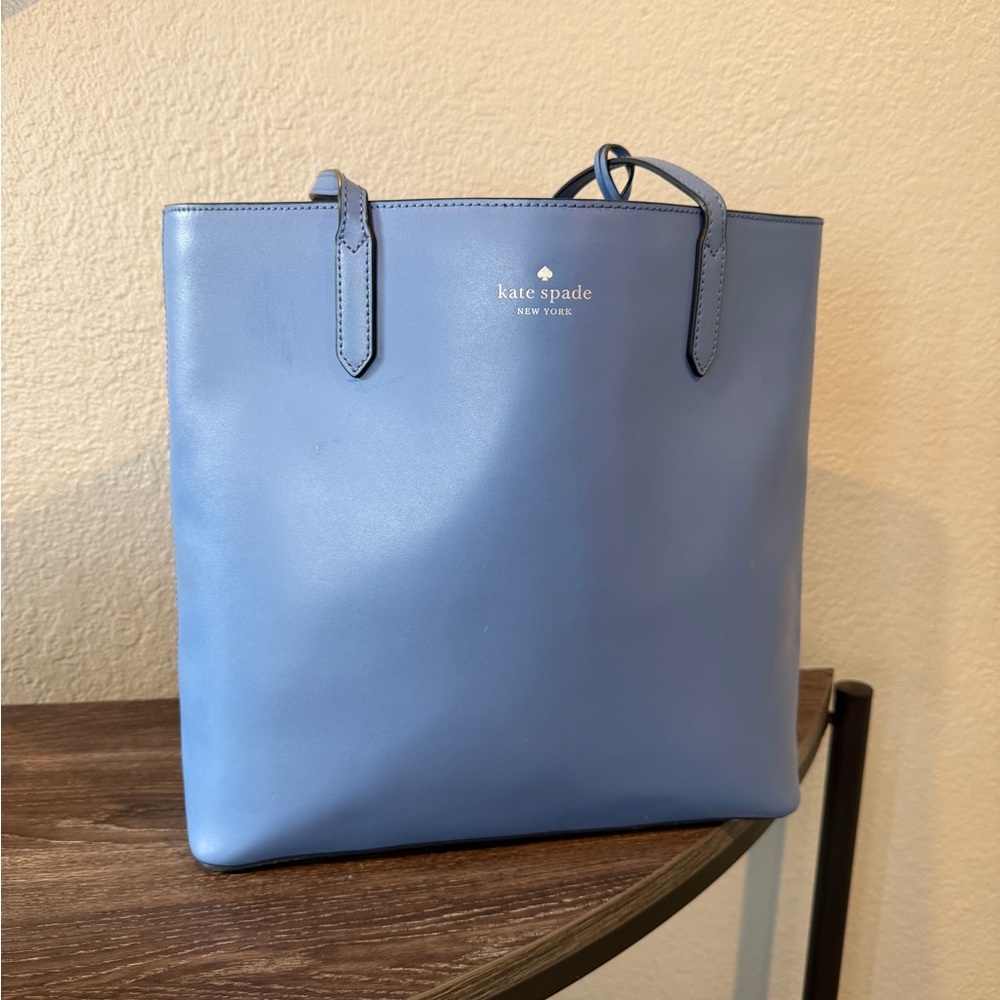 Kate Spade Blue and Cream Interior Tote